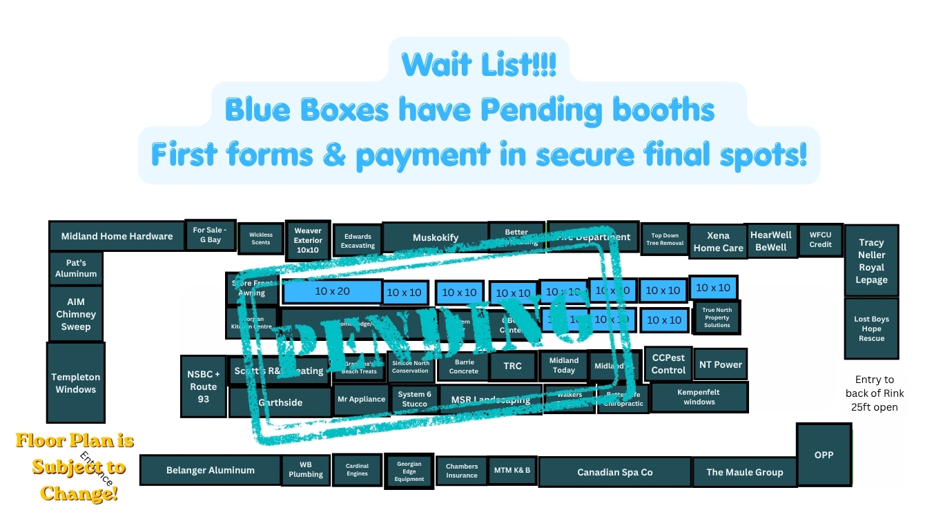Midland Spring Home Show 2026 Pending Floor Plan